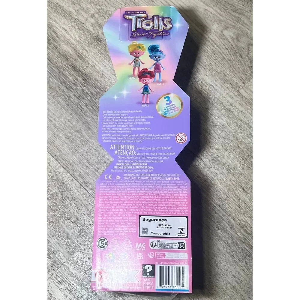NEW Trolls Band Together TRENDSETTIN CHENILLE 8